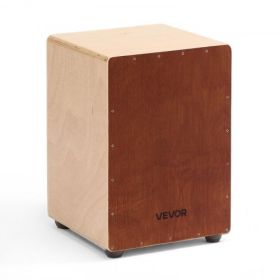 Cajon Box Drum Wooden Birchwood Percussion Instrument Bass Drum with Snare Wires