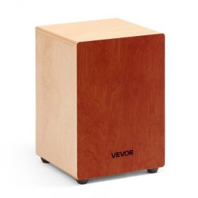 Cajon Box Drum Wooden Percussion Instrument Drum with Guitar Strings Birch Wood