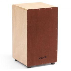 Large Cajon Box Drum Wooden Birchwood Percussion Instrument with Snare Wires