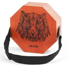 Unique Cajon Box Drum Wood Percussion Instrument Guitar Strings Adjustable Strap