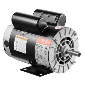 3.7HP Air Compressor Electric Motor 230V 17.2A 3450RPM 56 Frame CW/CCW Rotation (Factory Setting is CCW)