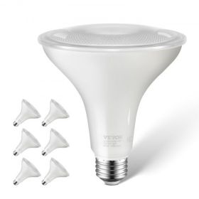 VEVOR PAR38 Outdoor Flood Light Bulb 6 Pack 1050 Lumens LED Bulbs 5000K Dimmable,Dimmable LED Bulbs