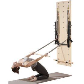 Wall Mounted Pilates Reformer Machine Pilates Springboard Maple Wood Home Gym