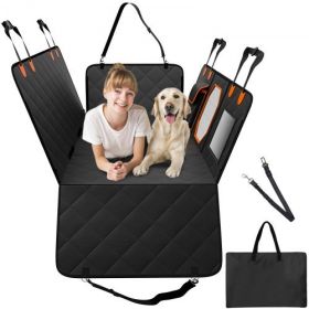 VEVOR 52 x 23.5 in Dog Car Seat Cover for Back Seat Waterproof 600D for Cars