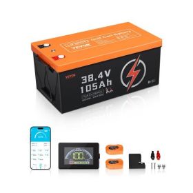 36V 105Ah Golf Cart Lithium Battery with LCD Monitor and 4000+ Cycles