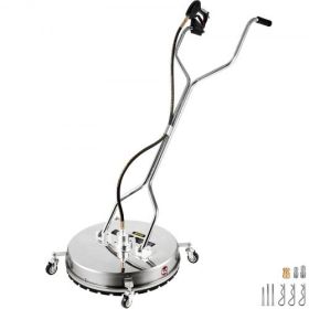 VEVOR Flat Surface Cleaner Pressure Surface Washer 24'' Max.4000 PSI Dual Handle
