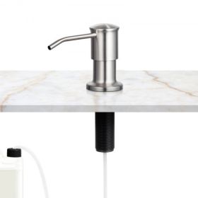 Built in Soap Dispenser for Kitchen Sink Stainless Steel Countertop Pump