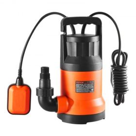 VEVOR Submersible Utility Pump Sump Pump 1 HP 4000 GPH 31 ft Head Water Pump