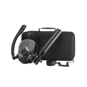 VEVOR 0.5L Scuba Tank 98.43 ft Diving Depth Lung Tank Kit with Snorkel Mask