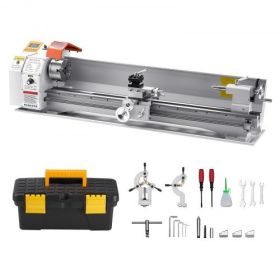 Metal Lathe Machine 8.7 x 39 in Precision Bench Power Metal Lathe Automatic Feed