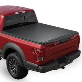 Soft Roll-Up Truck Bed Tonneau Cover 6.8ft for 2017-2025 Ford F250/350/450