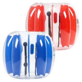 2-Pack 4FT/1.2M Inflatable Bumper Balls PVC Body Sumo Zorb Ball Outdoor Game