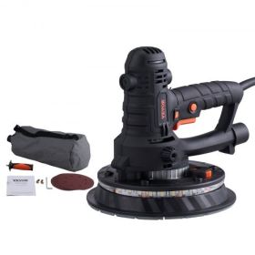VEVOR Drywall Sander 800W Brush Motor 1200-2300RPM Variable Speed & Auto Vacuum