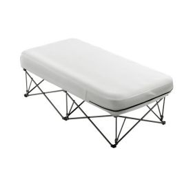 Air Mattress with Frame & Pump 1 Person Blow Up Camping Mattress 300lbs