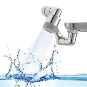 Universal 1080° Swivel Extension Faucet Aerator Rotate Robotic Arm Splash Filter