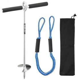Sand Anchor Screw in Beach Anchor 18 in Shallow Water Boat Auger Anchors