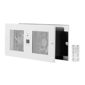 4 Inch Room to Room Fan 2-in-1 300 CFM Through Wall Fan Remote Control