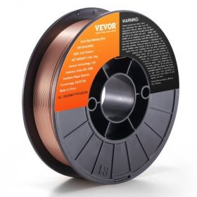 VEVOR Solid MIG Welding Wire ER70S-6 0.03-inch 11LBS Mild Steel MIG Welding Wire