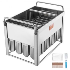 VEVOR Commercial Popsicle Molds 40PCS Round-Head Ice Pop Molds with Double Slot