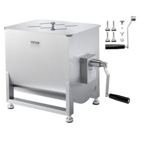 Manual Meat Mixer 80L Fixed Tank Mixing Max 80LB for Meat Sausage Mixer Machine