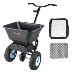 Walk-Behind Push Broadcast Spreader 100LB 0-9.8ft Spreading Width for Fertilizer
