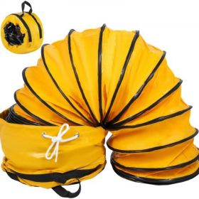 VEVOR 25ft Ducting Hose PVC Flexible Duct Hosing for 12inch Utility Blower, w/Bag