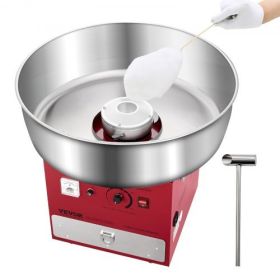 Commercial Cotton Candy Machine Sugar Floss Maker 1000W for Party Home Red