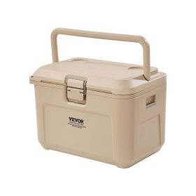 Portable Cooler 16.5 QT Insulated Hard Cooler 23 Can Capacity with Cup Holder