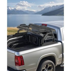 Truck Bed Roll Bar Universal Chase Rack with Rack for Full-Size Pickup