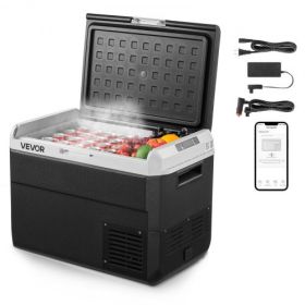 12 Volt Car Refrigerator Portable Freezer 52.8QT Electric Cooler for Camping