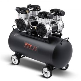 VEVOR Air Compressor Compact Portable Oil Free Compressor 20 Gallon 90 PSI