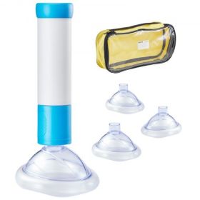 Choking Rescue Device Portable Airway Clear Anti Choking Suction Device 4 Masks
