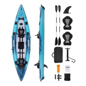 VEVOR Inflatable Kayak 2-Person Inflatable Recreational Kayak 700LBS Capacity