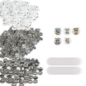 VEVOR 1" 25mm Button Badge Parts Supplies for Button Maker Machine 500 Sets.Badge machine not included