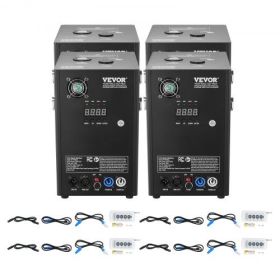 VEVOR Cold Spark Firework Machinex4 700W 6.6-16.4ft Stage DJ Wedding Event Party