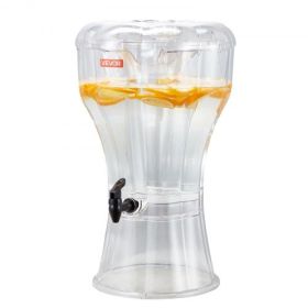Drink Dispenser 3.4 Gal Beverage Dispenser for Parties Plastic with Spigot