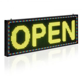40x14 in Programmable LED Sign Digital Scrolling Display Board P10 Full-color