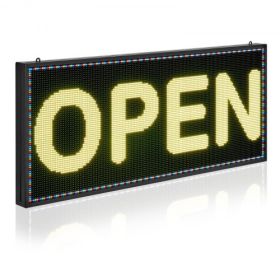 40x18 in Programmable LED Sign Digital Scrolling Display Board P6 Full-color