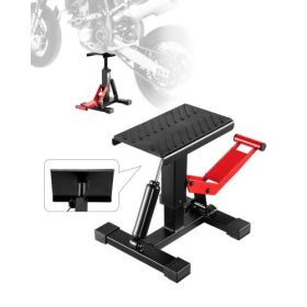 Dirt Bike Lift Stand 440 LBS Adjustable Hydraulic Lift Jack for Motorcycle Hoist