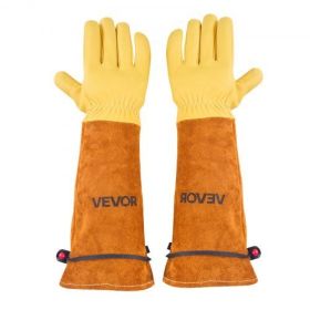 Gardening Gloves Thorn Proof Long Leather Rose Pruning Gloves for Men & Women