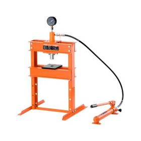 10 T Hydraulic Shop Press Hydraulic Press with Press Plate for Bending