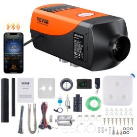 VEVOR Diesel Air Heater 12V 2KW Bluetooth App LCD Display for Car Bus RV