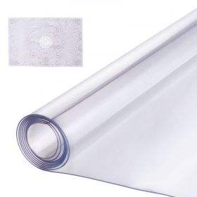 VEVOR PVC Table Protector 30x60 Inch Clear Plastic Desk Protector 1.5mm Thick