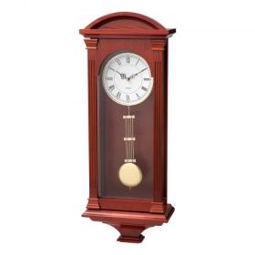 Grandfather Clock Vintage Pendulum Wall Clock 26.7 in with Quartz Movement