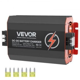 12V 60A DC to DC Charger Battery Charger 750W for Lead-Acid and Lithium AGM GEL