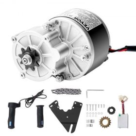 250W Electric Powerful Brushed DC Motor Kit 24V 2700rpm with Upgraded Speed Controller