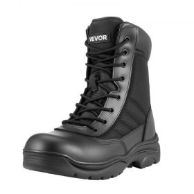 Men's Military Tactical Boots 8 Inch Breathable Side Zipper US Size 11