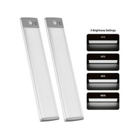 Under Cabinet Lighting 2 PCS 62 LED Motion Sensor Lights Battery Operated