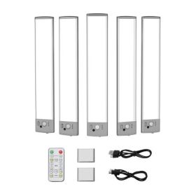 Under Cabinet Lighting 5 PCS 68 LED Motion Sensor Lights Battery Operated