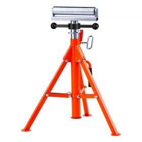 VEVOR Roller Stand 2500 LBS Load 27.6"-52" Height Adjustable 45# Steel Foldable
